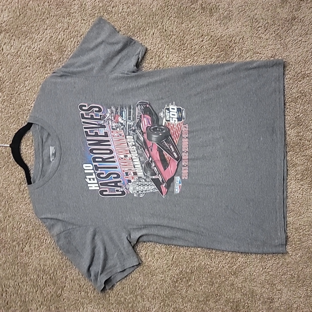 Hélio Castroneves Indy 500 Shirt Sz XL